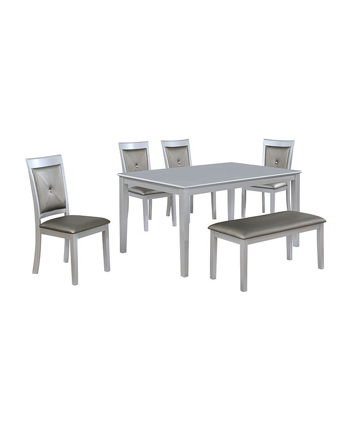 Macy's CLOSEOUT! Rio Grande Dining 6Pc ( Table + 4 Side Chairs + Bench