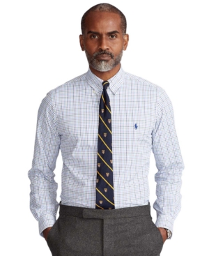Polo Ralph Lauren Men's Classic-Fit Plaid Performance Shirt