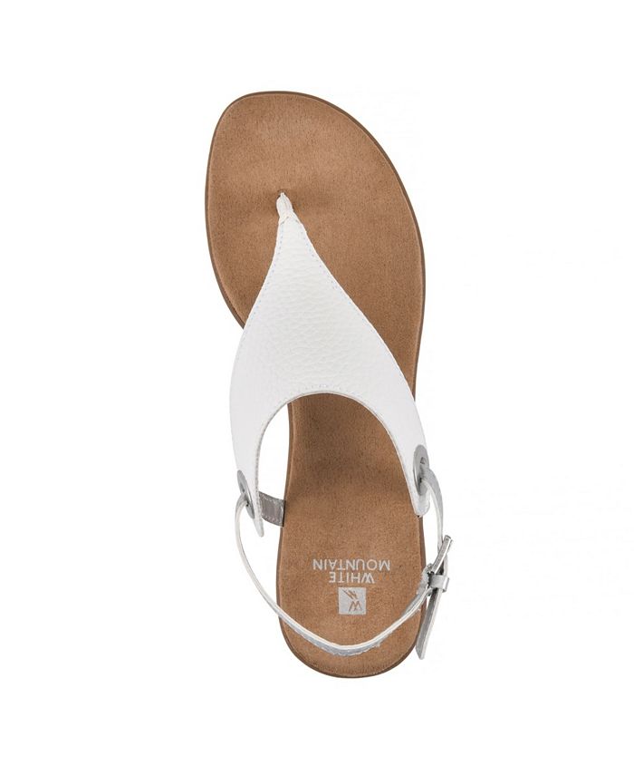 White mountain hamilton flat sandal hot sale