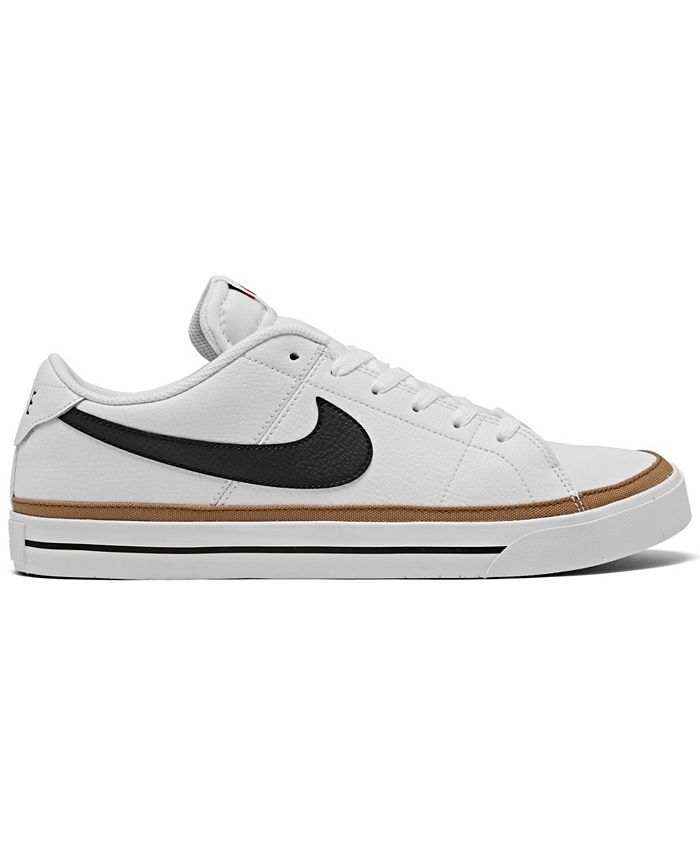 Nike Men #39 s Court Legacy Leather Casual Sneakers from Finish Line Nike Men #39 s Court Legacy Leather Casual Sneakers from Finish Line