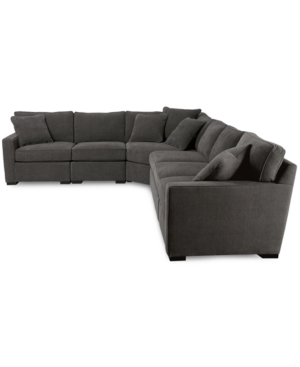 Radley 5-Pc Fabric Sectional with Apartment Sofa, Created for Macy's