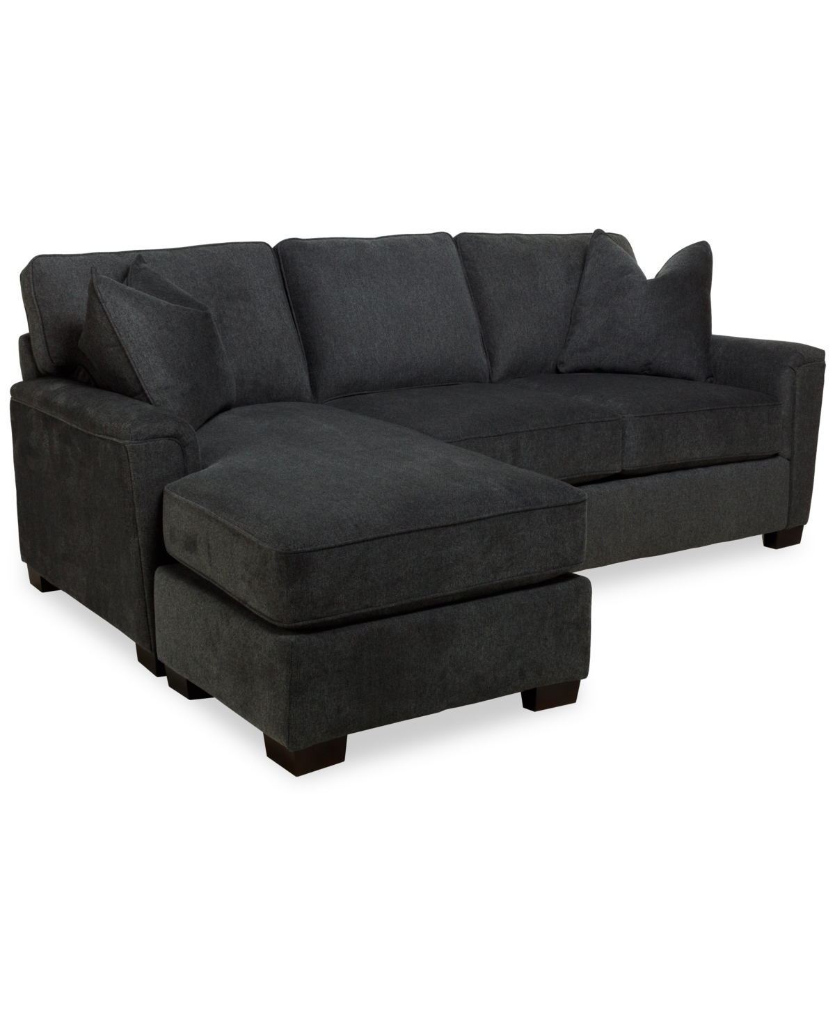 Furniture "Jordani 91"" Fabric Sleeper Sofa with Reversible Chaise