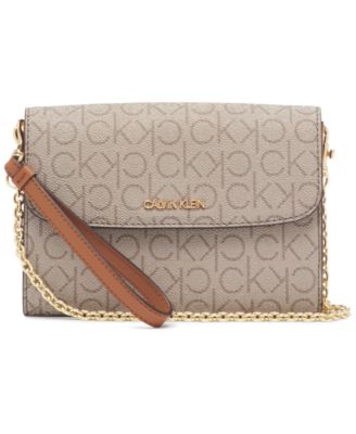 calvin klein hailey wallet on a chain convertible crossbody