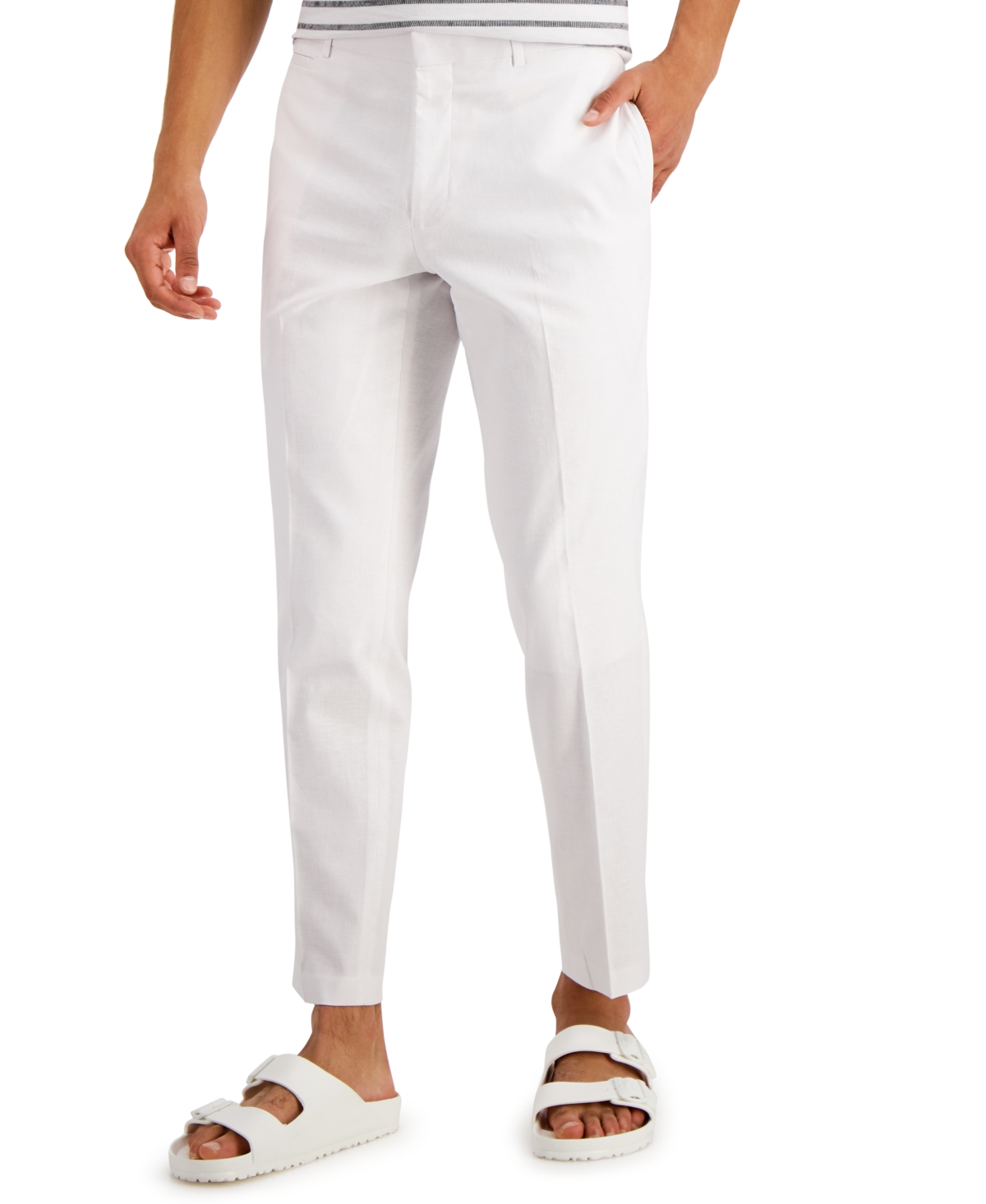 Macy's inc men's linen pants top