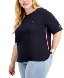 Plus Size Roll-Tab T-Shirt