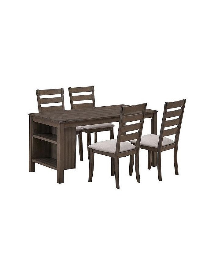 Macy's CLOSEOUT! Peregrine dining 5Pc (Table + 4 Side Chairs), Created for Macy's Macy's