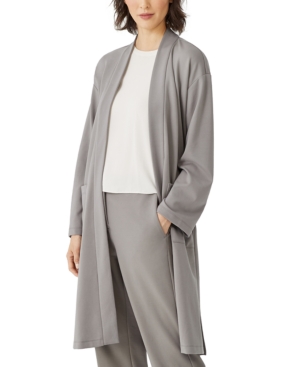 Eileen Fisher Knit Long Jacket Regular Petite and Plus Sizes