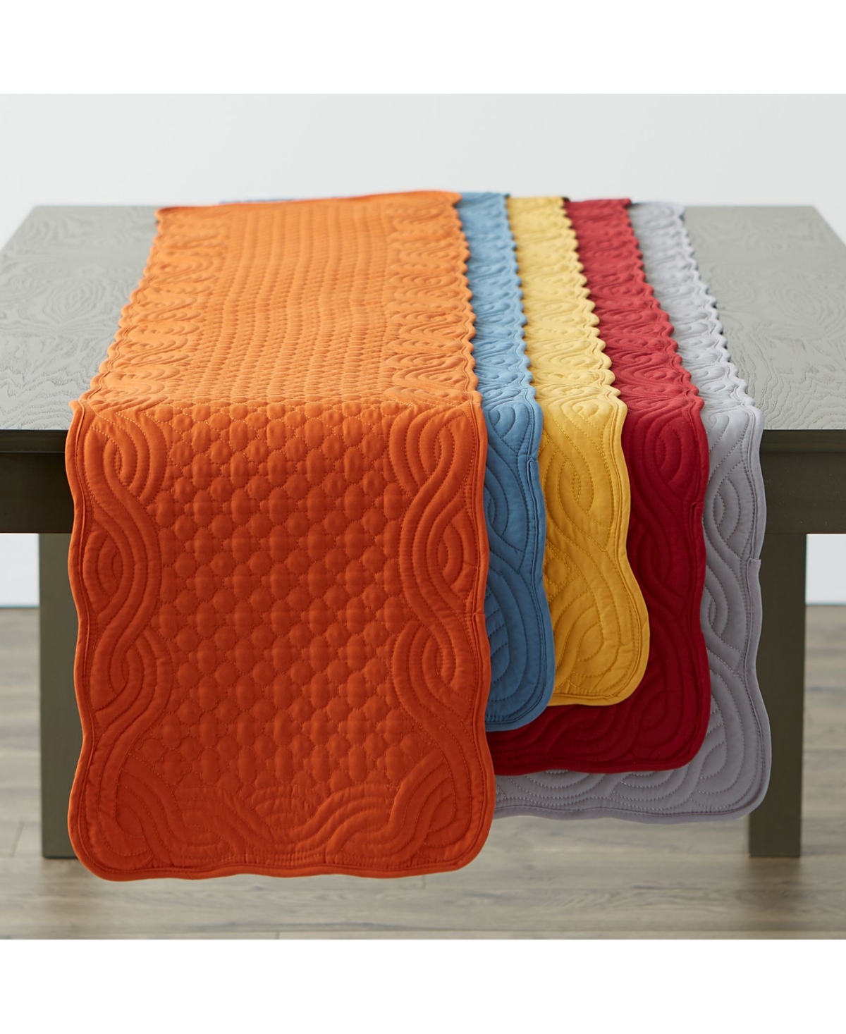 Design Imports Quilted Farmhouse Table Runner