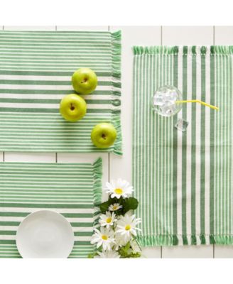 Stripes with Fringe Placemat, Set of 6