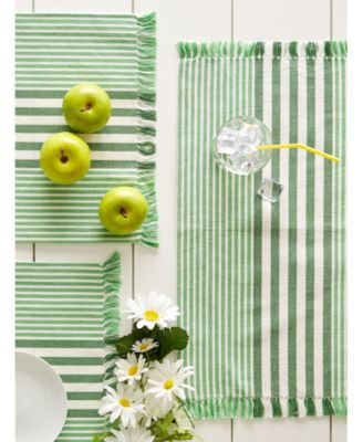 Stripes with Fringe Placemat, Set of 6