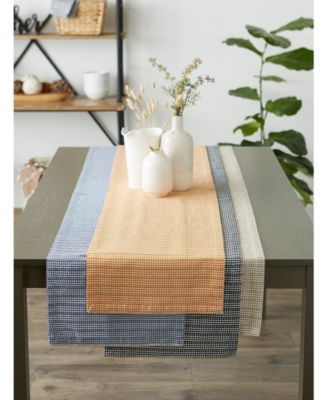 Farmhouse Gingham Table Runner