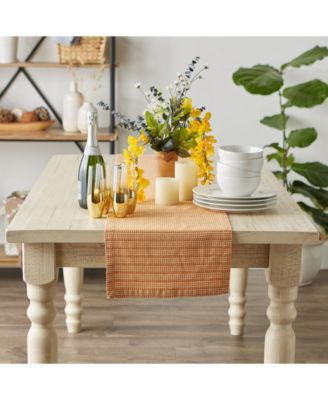Farmhouse Gingham Table Runner