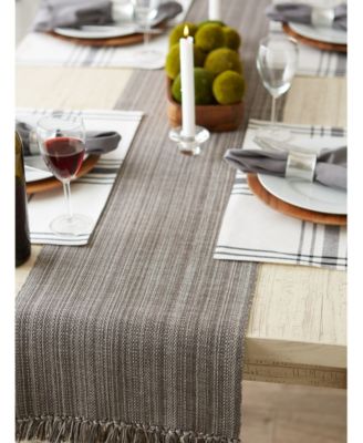 Variegated Fringe Table Runner