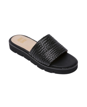 Jane And The Shoe Women's Alexia Woven Slide Sandals Women's Shoes