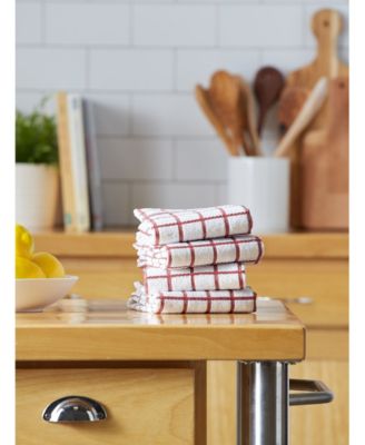 Windowpane Terry Dishtowel, Set of 4