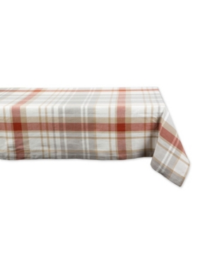 Shop Design Imports Thanksgiving Cozy Picnic, Plaid Tablecloth, 52" X 52" In Multicolor