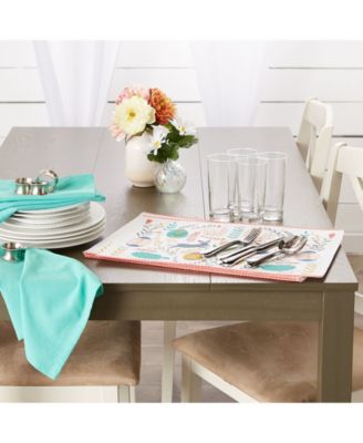 Easter Folk Garden Placemats 13" x 19", Set of 6