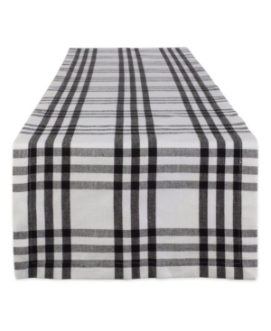 Design Imports Plaid Table Runner 14