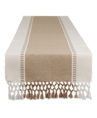 Dobby Stripe Table Runner, 13" x 108"