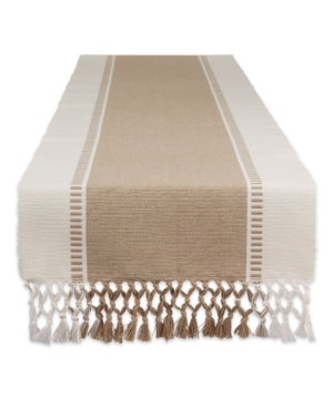 Design Imports Dobby Stripe Table Runner 13