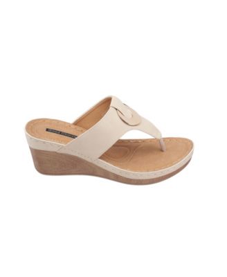 Women's Genelle Thong Wedge Sandals