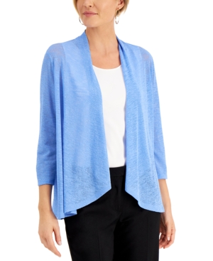 Kasper Long Flyaway Cardigan