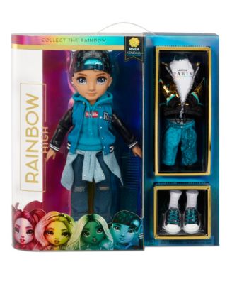 Rainbow High River Kendall – Teal Boy Fashion Doll with 2 Complete Mix & Match Outfits and Accessories