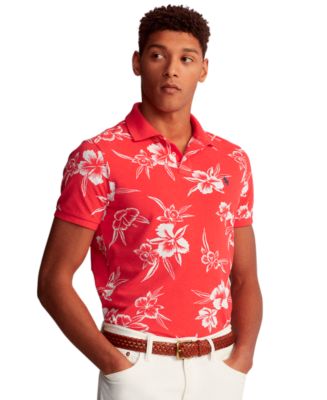 Polo Ralph Lauren Men's Classic-Fit Floral Polo Shirt - Macy's