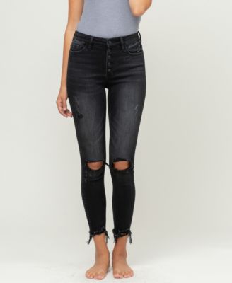 best black ripped jeans womens