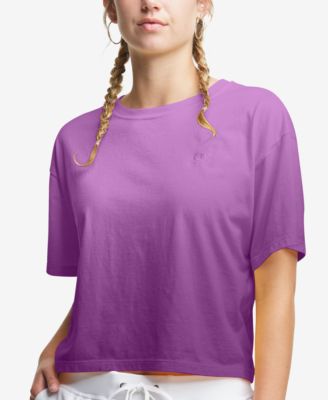 Champion - Cotton Ombr&eacute; Cropped T-Shirt