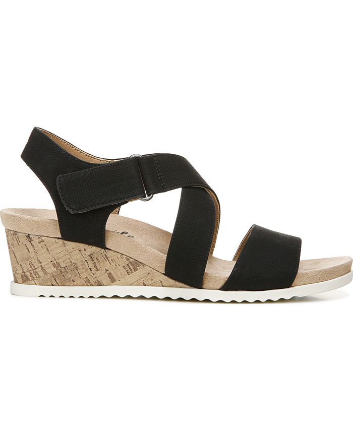 Lifestride Sincere Strappy Wedge Sandals Macys 