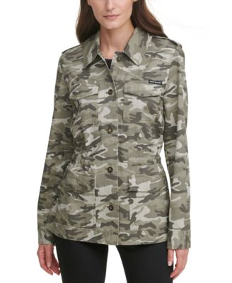 dkny camo jacket