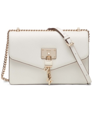 Dkny Elissa Large Leather Shoulder Flap