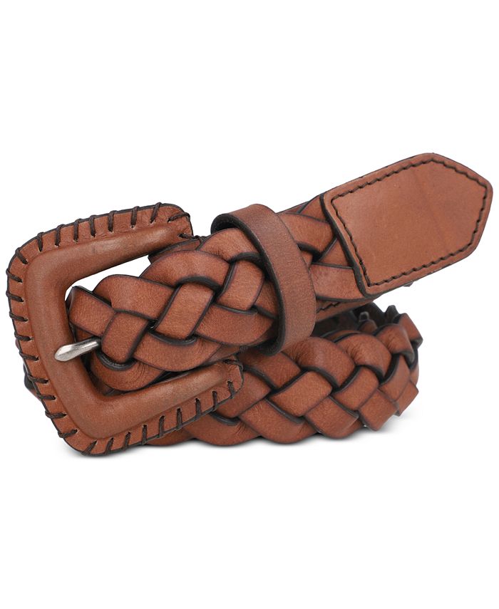 Frye Women's Woven Braided Leather Belt - Macy's