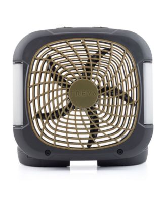 Treva - 10" Portable Battery Powered Fan with Lights