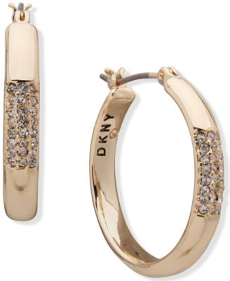 dkny hoop earrings