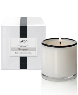 Lafco New York Champagne Penthouse Signature Candle, 15.5-oz. In White