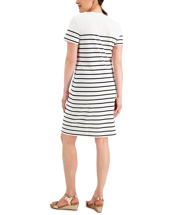 Karen Scott Studded Anchor Dress, Created for Macy's - Macy's