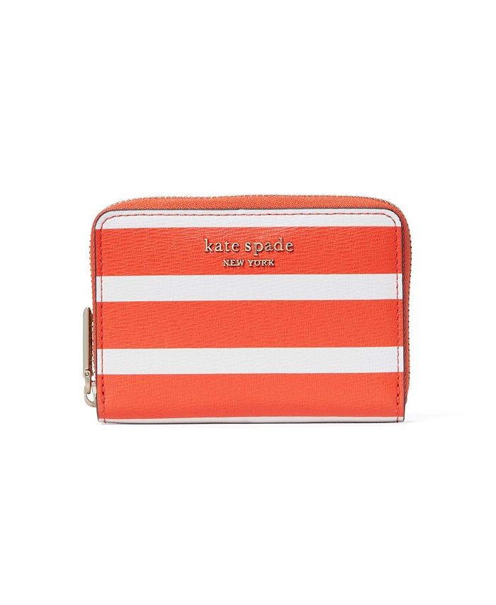 kate spade new york Spencer Stripe Zip Card Case Macy's
