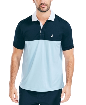 Nautica Men's Navtech Classic Fit Colorblocked Polo Shirt