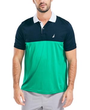 Nautica Men's Navtech Classic Fit Colorblocked Polo Shirt