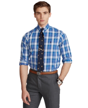 Polo Ralph Lauren Men's Classic-Fit Plaid Performance Shirt