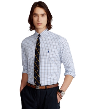 Polo Ralph Lauren Men's Classic-Fit Plaid Performance Shirt