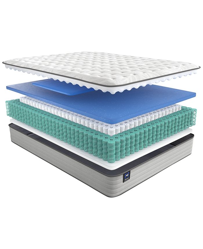 Sealy Posturepedic Spring Bloom 12" Medium Mattress Set Queen Macy