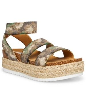 Steve Madden Women's Kimmie Flatform Espadrille Sandals