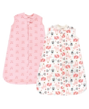 Baby Girls Premium Quilted Sleeveless Sleeping Bag and Wearable Blanket