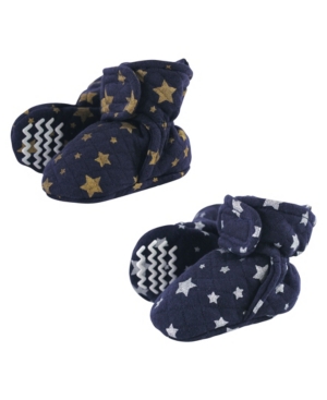 Baby Girls and Boys Quilted Booties 2 Pack