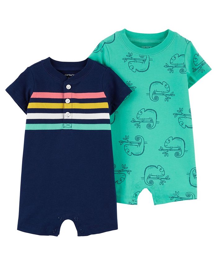 Carter's Baby Boy Cotton Rompers Macy's
