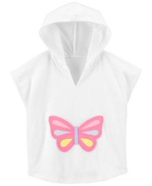 Baby Girl Hooded Butterfly Cover-Up