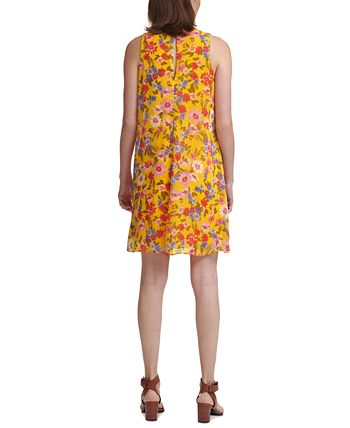 Calvin klein hotsell yellow floral dress